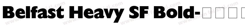 Belfast Heavy SF Bold字体转换